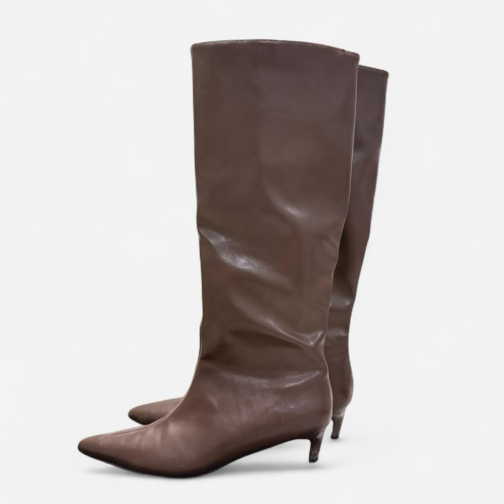 Current Mood ELEGANT Brown Knee-High Women's Boots Size 9